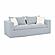 Salty Blue Striped Indoor/Outdoor Sofa by TOV Furniture