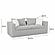 Salty Black Striped Indoor/Outdoor Sofa by TOV Furniture