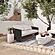 Alexa Black Rattan Performance Fabric Outdoor Sofa by TOV Furniture