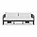 Alexa Black Rattan Performance Fabric Outdoor Sofa by TOV Furniture