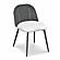 Alexa Black Rattan Performance Fabric Dining Chair by TOV Furniture