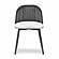 Alexa Black Rattan Performance Fabric Dining Chair by TOV Furniture