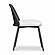 Alexa Black Rattan Performance Fabric Dining Chair by TOV Furniture