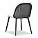 Alexa Black Rattan Performance Fabric Dining Chair by TOV Furniture