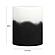 Matra Black and White Side Table by TOV Furniture