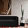Matra Black and White Side Table by TOV Furniture
