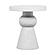 Lupita White Side Table by TOV Furniture