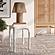 Skully Cream Textured Side Table by TOV Furniture