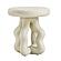 Maddie Cream Textured Side Table by TOV Furniture