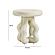 Maddie Cream Textured Side Table by TOV Furniture
