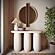 Rahul Cream Console Table by TOV Furniture