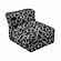 Chiara Outdoor Black Accent Pouf by TOV Furniture