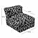 Chiara Outdoor Black Accent Pouf by TOV Furniture