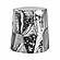 Forma Chrome Side Table by TOV Furniture
