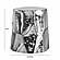 Forma Chrome Side Table by TOV Furniture