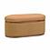 Olivier Peach Boucle Oval Storage Ottoman by TOV Furniture