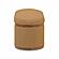 Olivier Peach Boucle Oval Storage Ottoman by TOV Furniture