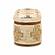 Olivier Cotton Oval Storage Ottoman by TOV Furniture