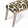 Arielle Olive & White Embroidered Bench by TOV Furniture