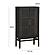 Amara Charcoal Woven Rattan Cabinet by TOV Furniture