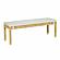 Amara Cream Linen Bench by TOV Furniture