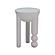 Morse White Wooden Accent Table by TOV Furniture