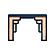 Suzie Navy & Rattan Console Table by TOV Furniture