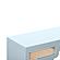 Suzie Pastel Blue & Rattan Console Table by TOV Furniture