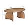 Sofia Cognac Wooden Coffee Table by TOV Furniture