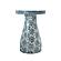 Halio Blue Floral Shell Side Table by TOV Furniture