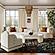 Bella Cream Oval Coffee Table by TOV Furniture