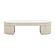 Bella Cream Oval Coffee Table by TOV Furniture