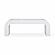 Hump White Coffee Table by TOV Furniture