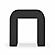 Hump Black Side Table by TOV Furniture