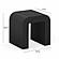 Hump Black Side Table by TOV Furniture