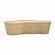 Slab Natural Seagrass Coffee Table by TOV Furniture