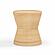 Henri Natural Rattan Side Table by TOV Furniture