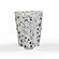 Slab Black & White Riverbed Terrazzo Indoor/Outdoor Side Table by TOV Furniture