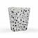 Slab Black & White Riverbed Terrazzo Indoor/Outdoor Side Table by TOV Furniture
