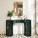 Mira Deep Green High Gloss Console Table by TOV Furniture