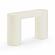 Mira Cream High Gloss Console Table by TOV Furniture