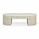 Bella Cream Large Storage Coffee Table by TOV Furniture