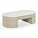 Bella Cream Large Storage Coffee Table by TOV Furniture