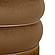 Lakka Chocolate Velvet Ottoman by TOV Furniture