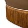 Lakka Chocolate Velvet Ottoman by TOV Furniture