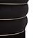 Lakka Black Velvet Ottoman by TOV Furniture