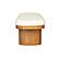 Ollie White Boucle Wooden Bench by TOV Furniture