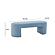 Elena Light Blue Velvet Bench by TOV Furniture