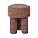 Claire Sedona Brown Knubby Stool by TOV Furniture