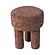 Claire Sedona Brown Knubby Stool by TOV Furniture